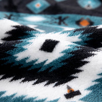 Geometric Patterned Textured Throw Blanket - Kozina