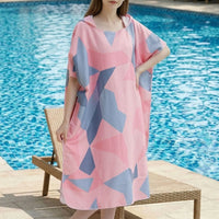 Geometric Print Changing Robe - Loomera