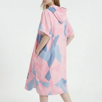Geometric Print Changing Robe - Loomera