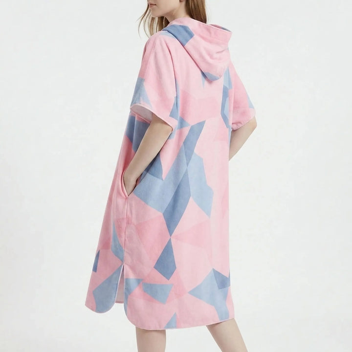 Geometric Print Changing Robe - Loomera