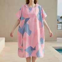 Geometric Print Changing Robe - Loomera