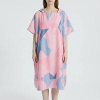 Geometric Print Changing Robe - Loomera