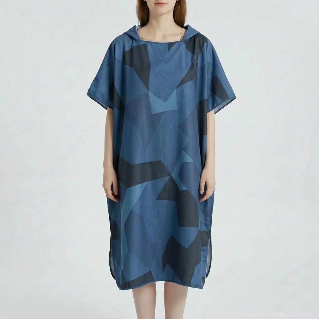 Geometric Print Changing Robe - Loomera
