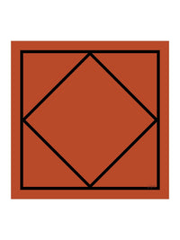 Geometric Print Square Scarf - Geoscarf