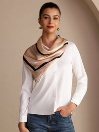 Geometric Print Square Scarf - Geoscarf