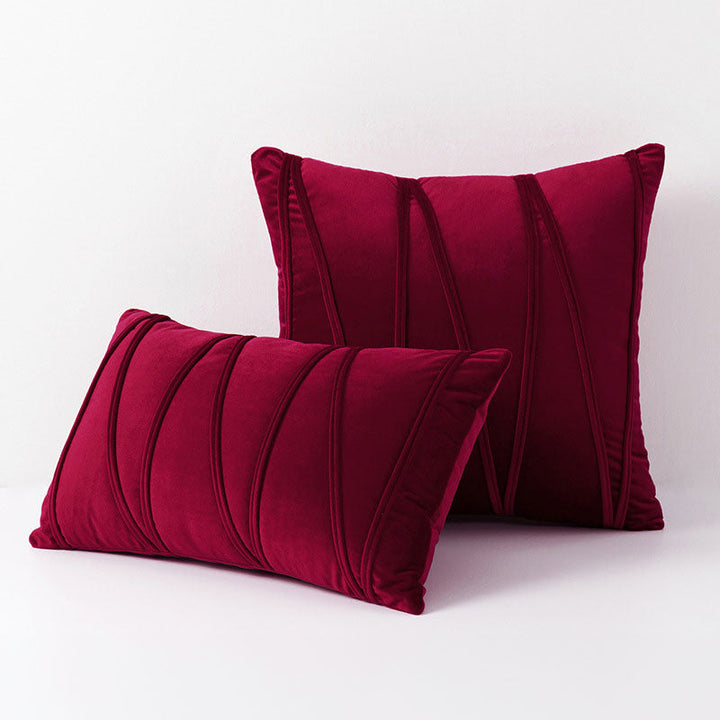 Geometric Textured Throw Pillow - Cushia