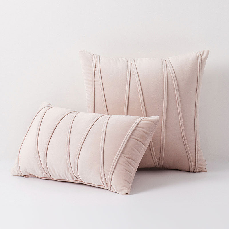 Geometric Textured Throw Pillow - Cushia