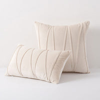 Geometric Textured Throw Pillow - Cushia