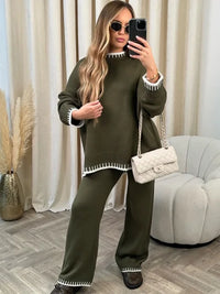 Ladies Knitted Autumn Set – Amélie