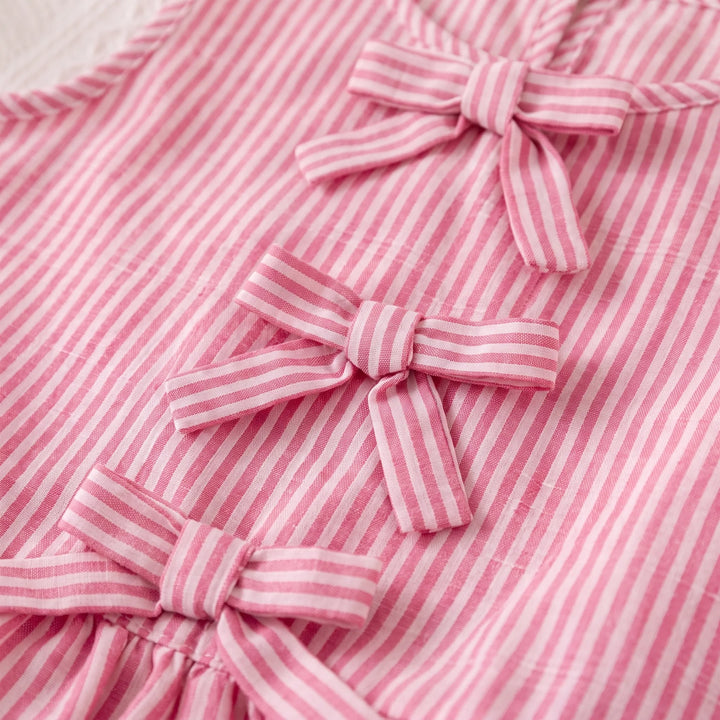 Girls' Striped Two-Piece Summer Set - SweetStripe