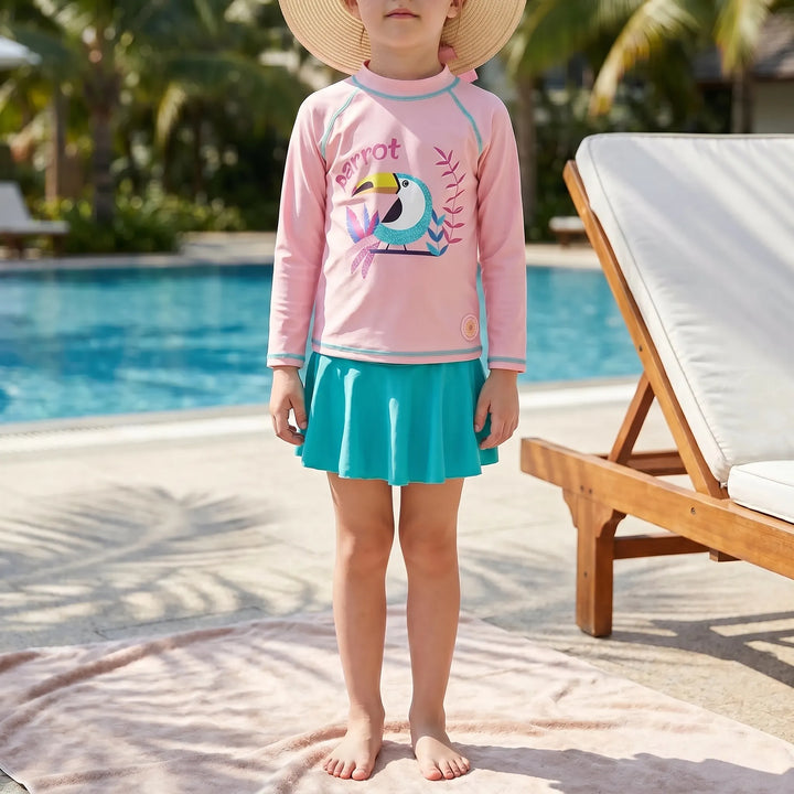 Girls Three Piece Swimsuit - Aquadore