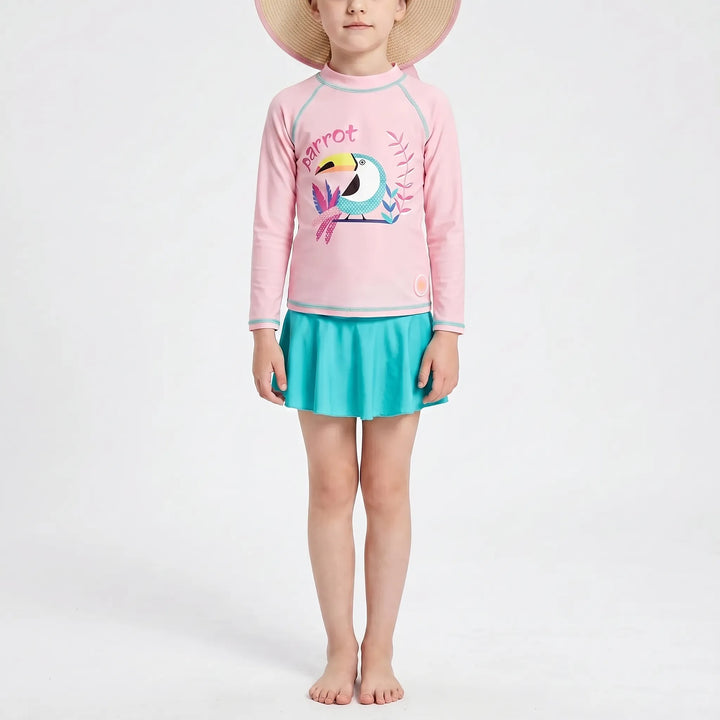 Girls Three Piece Swimsuit - Aquadore