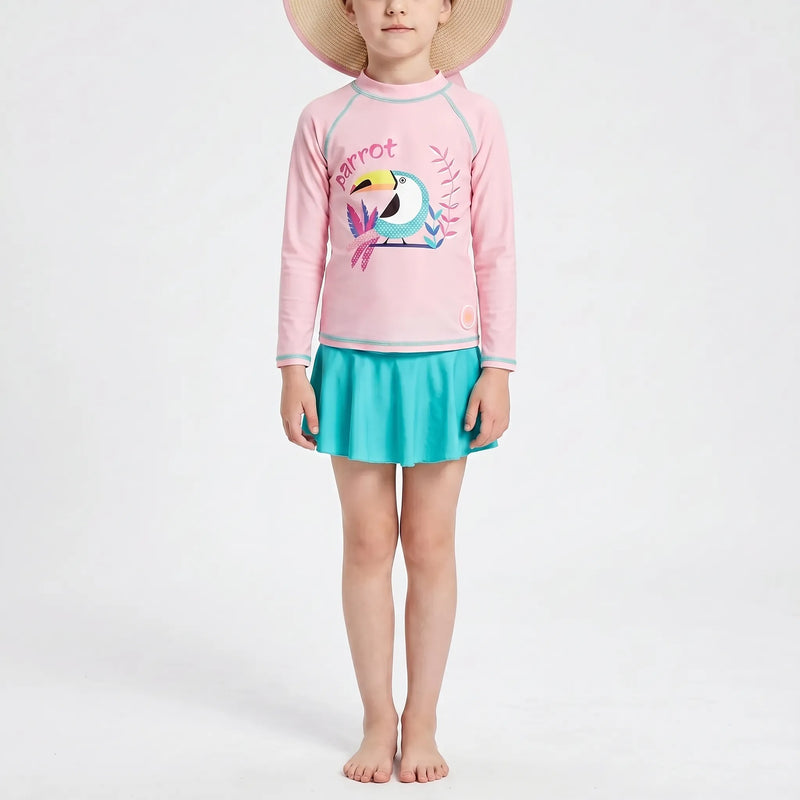 Girls Three Piece Swimsuit - Aquadore