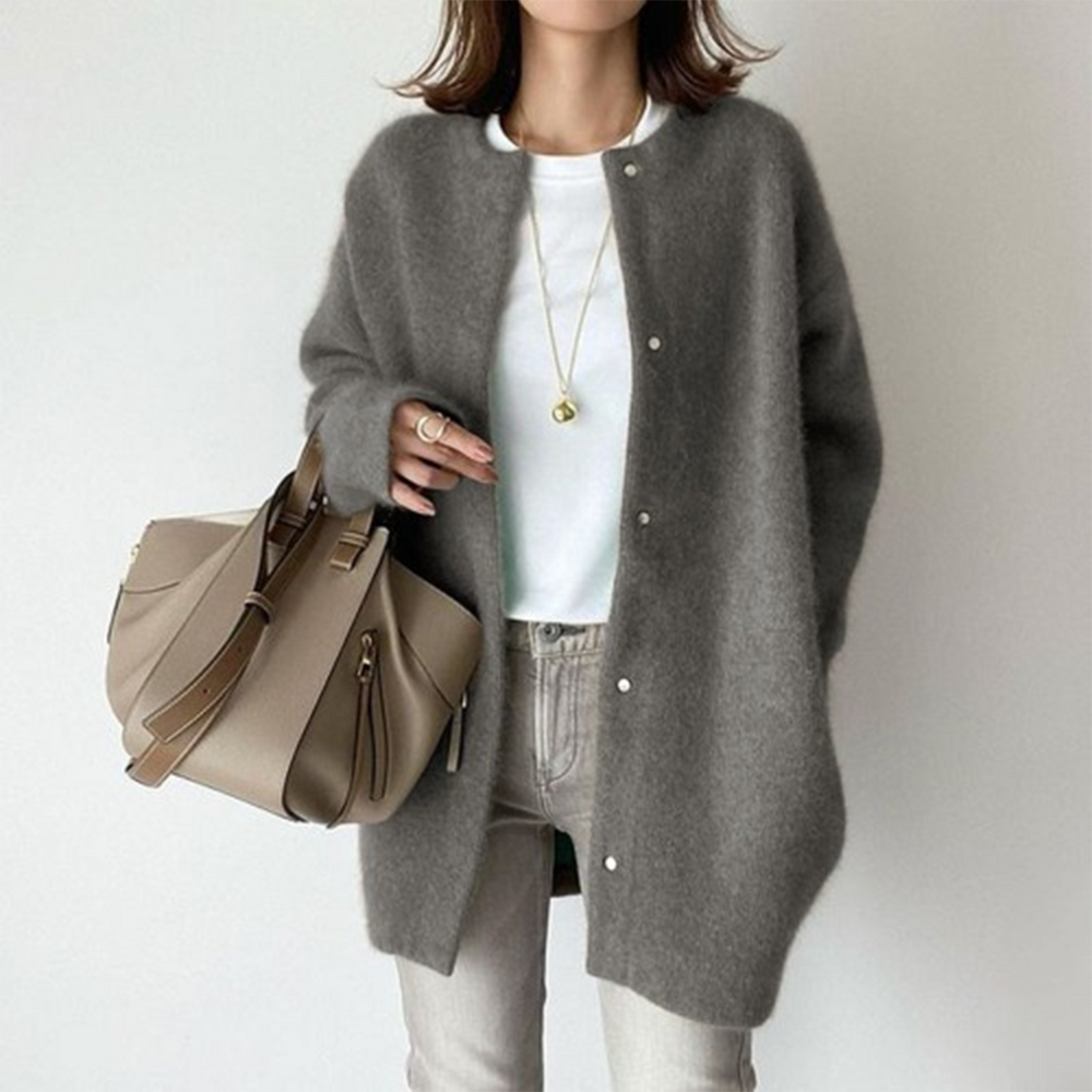 Long Sleeve Women's Cardigan with Pockets – Liora