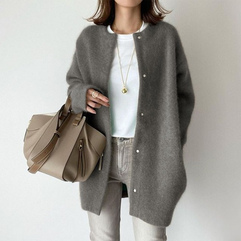 Long Sleeve Women's Cardigan with Pockets – Liora