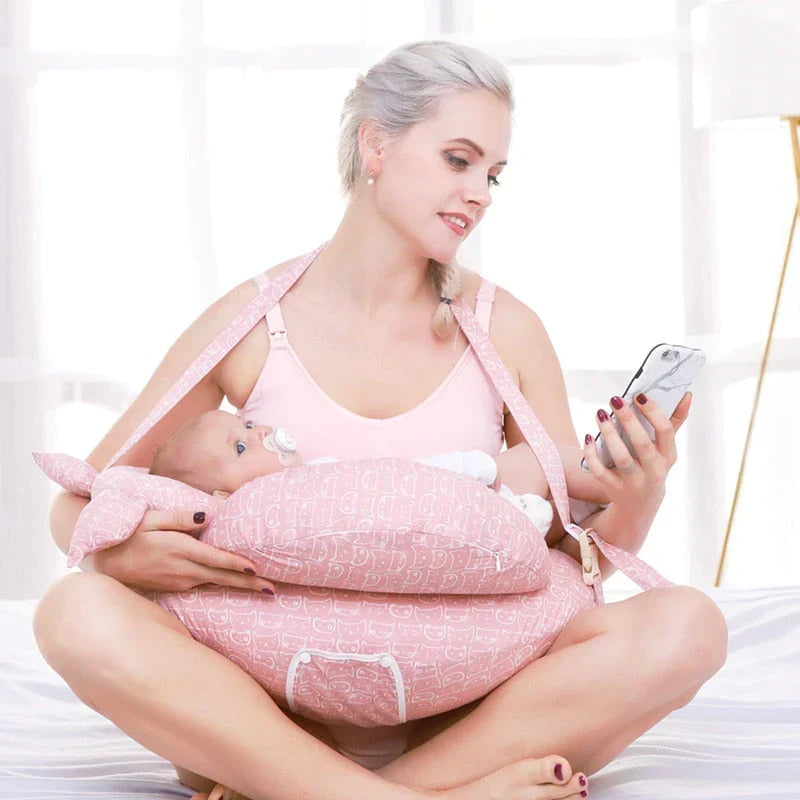 Ergonomic feeding pillow for mothers and babies – MilkMoment