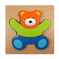 Montessori wooden learning puzzle – Colour Fun (Buy one, get one free)