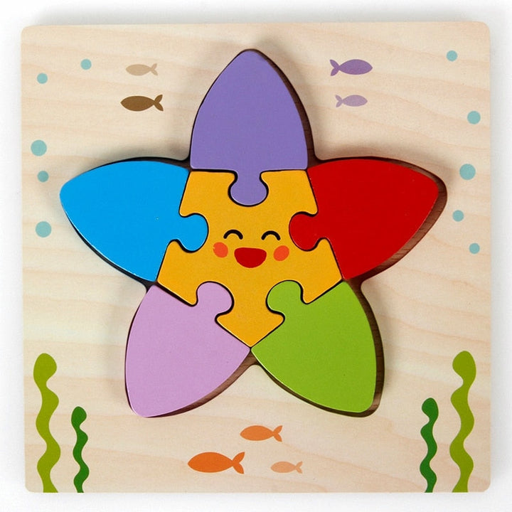 Montessori wooden learning puzzle – Colour Fun (Buy one, get one free)