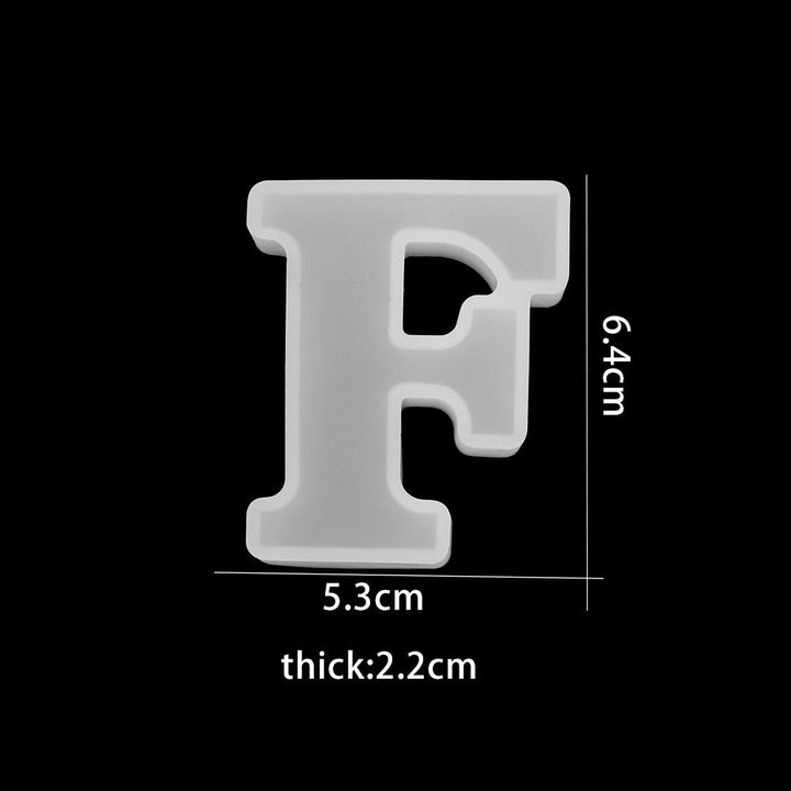 3D silicone mould for pouring chocolate letters – ChocoMould (1+1 free)