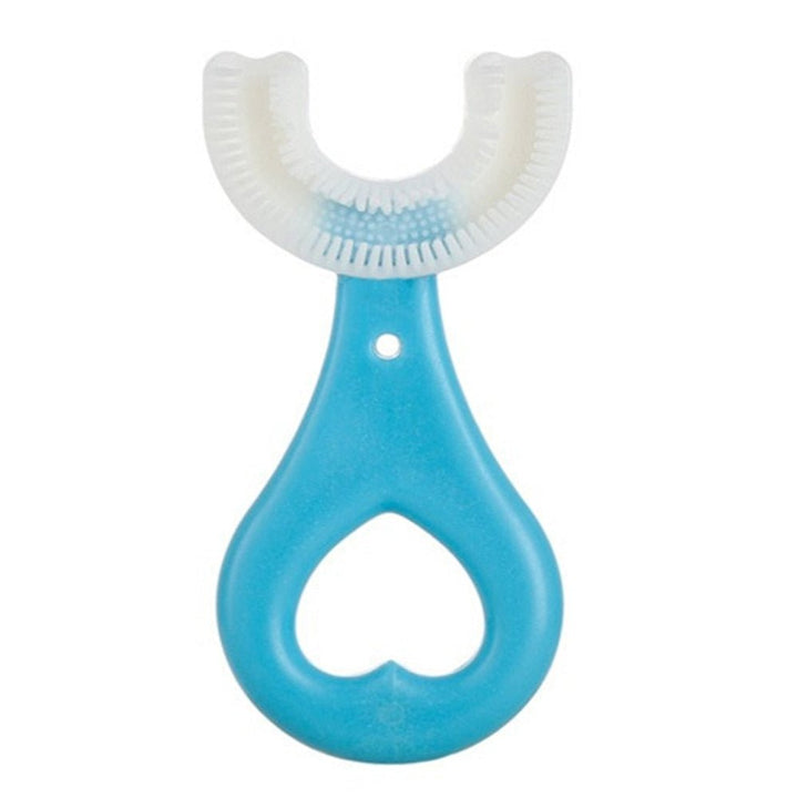 U-shaped children's toothbrush – gentle 360° cleaning for all ages