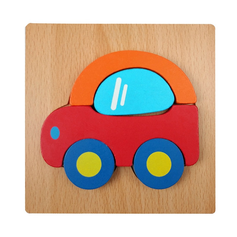 Montessori wooden learning puzzle – Colour Fun (Buy one, get one free)