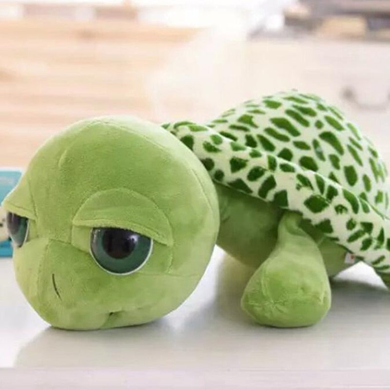 Soft plush turtle cuddly toy with a lifelike design – Cuddly Pannier