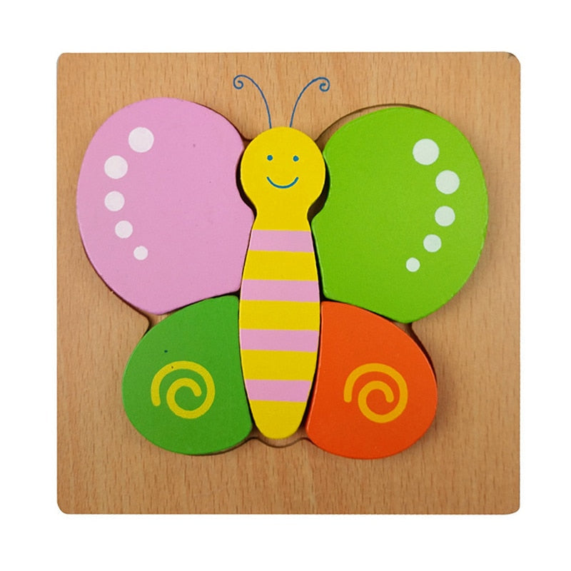 Montessori wooden learning puzzle – Colour Fun (Buy one, get one free)