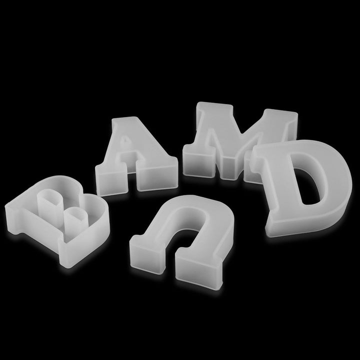 3D silicone mould for pouring chocolate letters – ChocoMould (1+1 free)