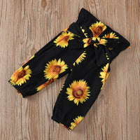 2-piece baby outfit with sunflower print – SonnenLächeln