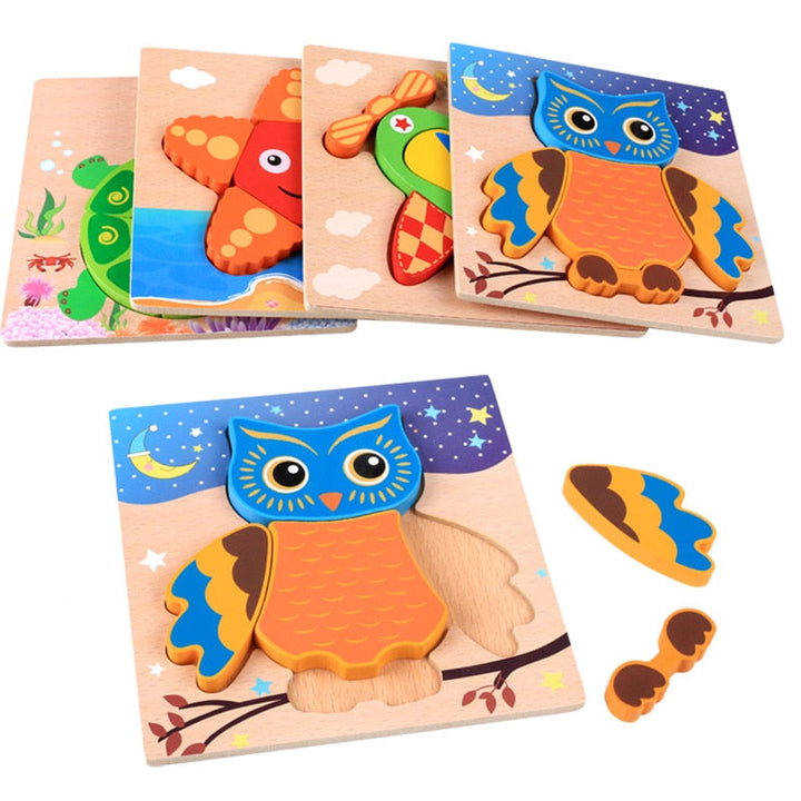 Montessori wooden learning puzzle – Colour Fun (Buy one, get one free)