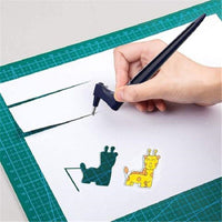 360° crafting and cutting tool with a rotating precision blade.