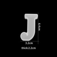 3D silicone mould for pouring chocolate letters – ChocoMould (1+1 free)