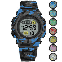Waterproof digital children's wristwatch with LED display - Livano
