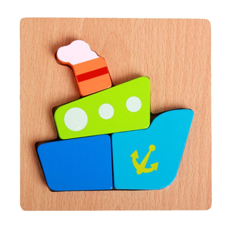 Montessori wooden learning puzzle – Colour Fun (Buy one, get one free)