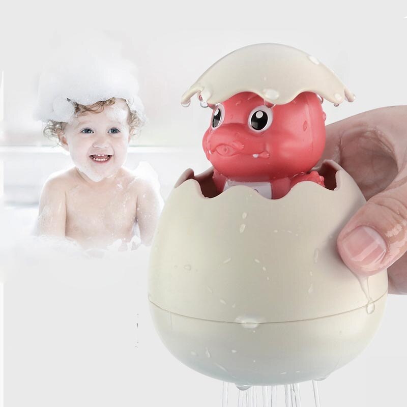 Hatching egg bath toy with animal figurine – Buy one, get one free – duck, dinosaur & penguin