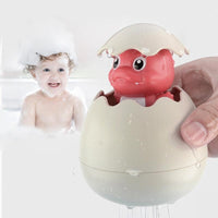 Hatching egg bath toy with animal figurine – Buy one, get one free – duck, dinosaur & penguin