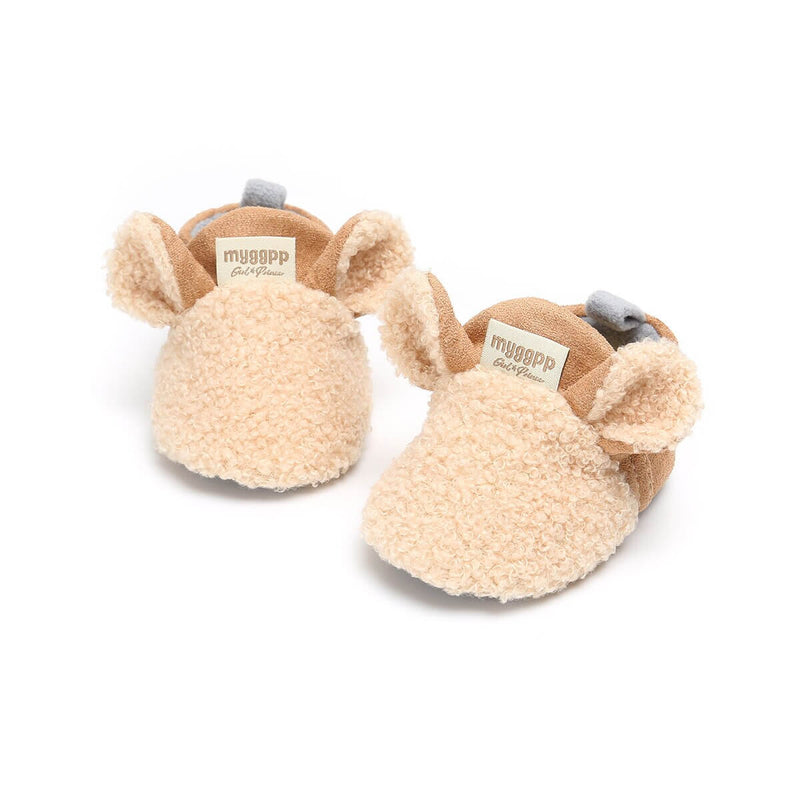 Soft, non-slip walking shoes for babies with a little lamb motif – Winterwonder