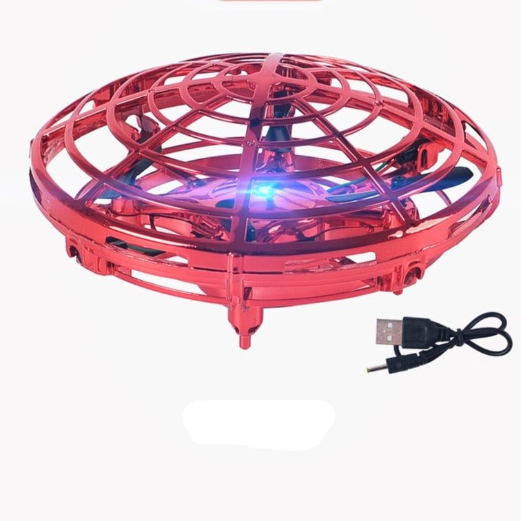 Hand-controlled flying UFO toy – for indoor and outdoor use