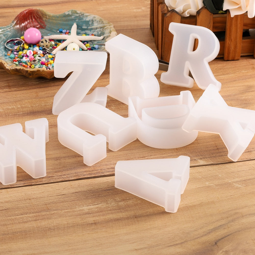 3D silicone mould for pouring chocolate letters – ChocoMould (1+1 free)