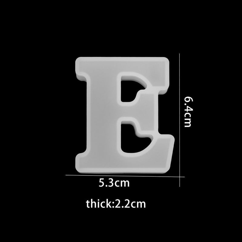3D silicone mould for pouring chocolate letters – ChocoMould (1+1 free)