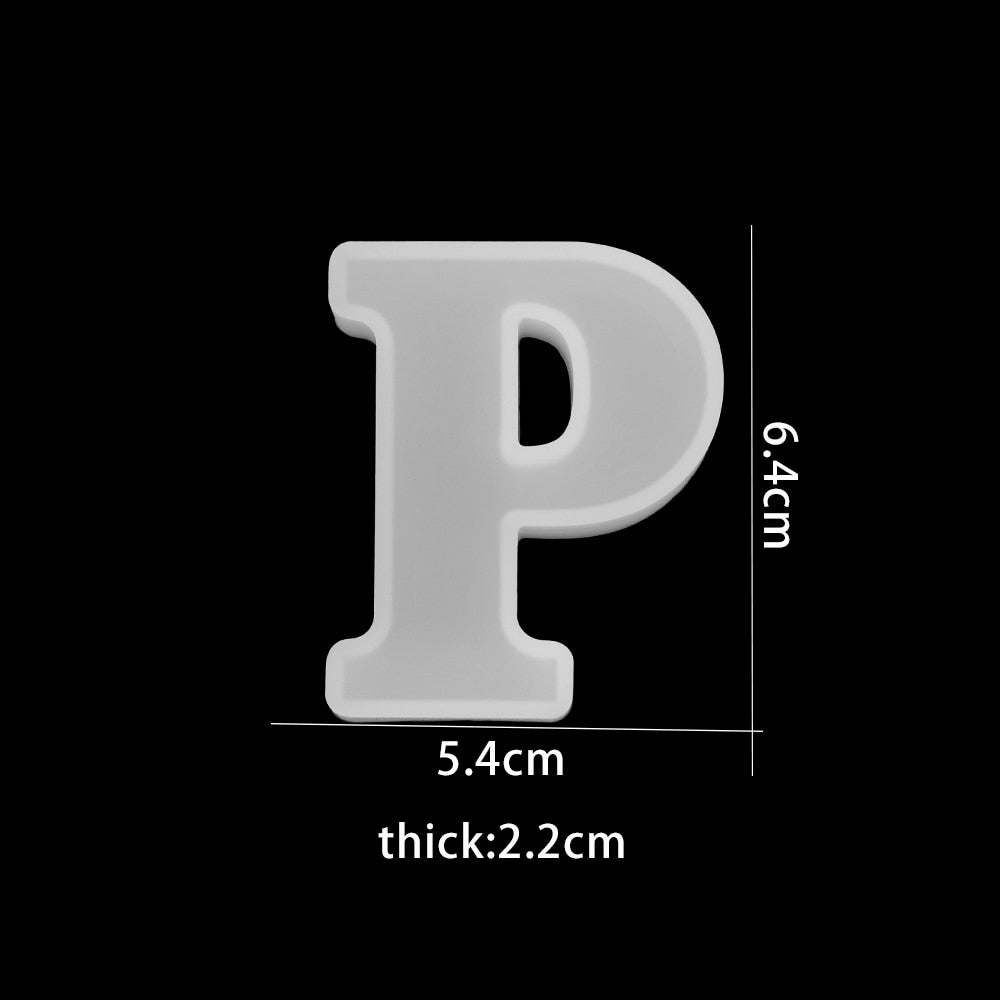 3D silicone mould for pouring chocolate letters – ChocoMould (1+1 free)