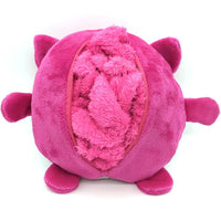 Children's winter hoodie with reversible plush-animal feature – Momo Snowflake Edition