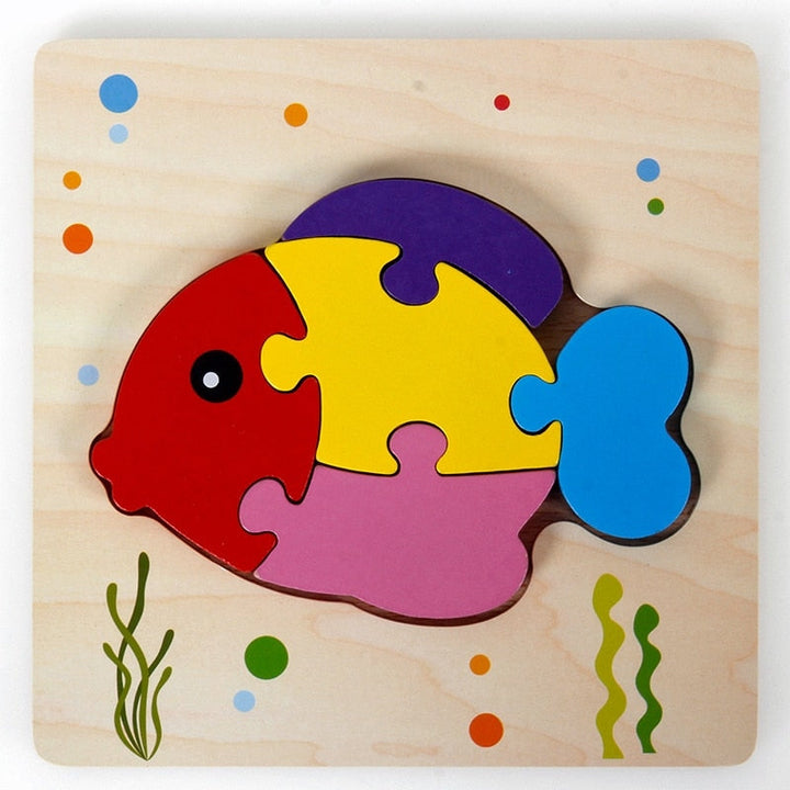Montessori wooden learning puzzle – Colour Fun (Buy one, get one free)