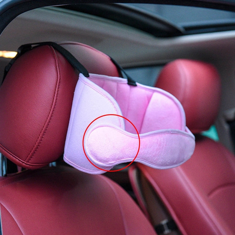 Adjustable headrest for children in car seats – sleep-protection strap (buy one, get one free)