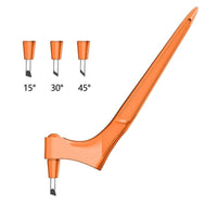 360° crafting and cutting tool with a rotating precision blade.
