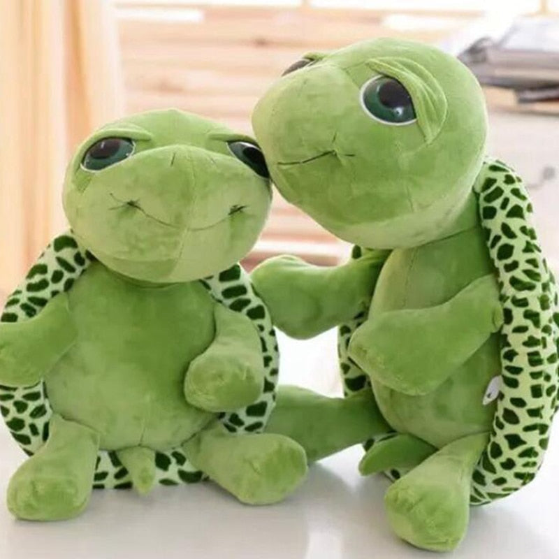 Soft plush turtle cuddly toy with a lifelike design – Cuddly Pannier