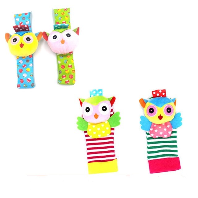 Sensory rattle set for babies with hand and foot play – WobblyFun (Buy 1, get 1 free)