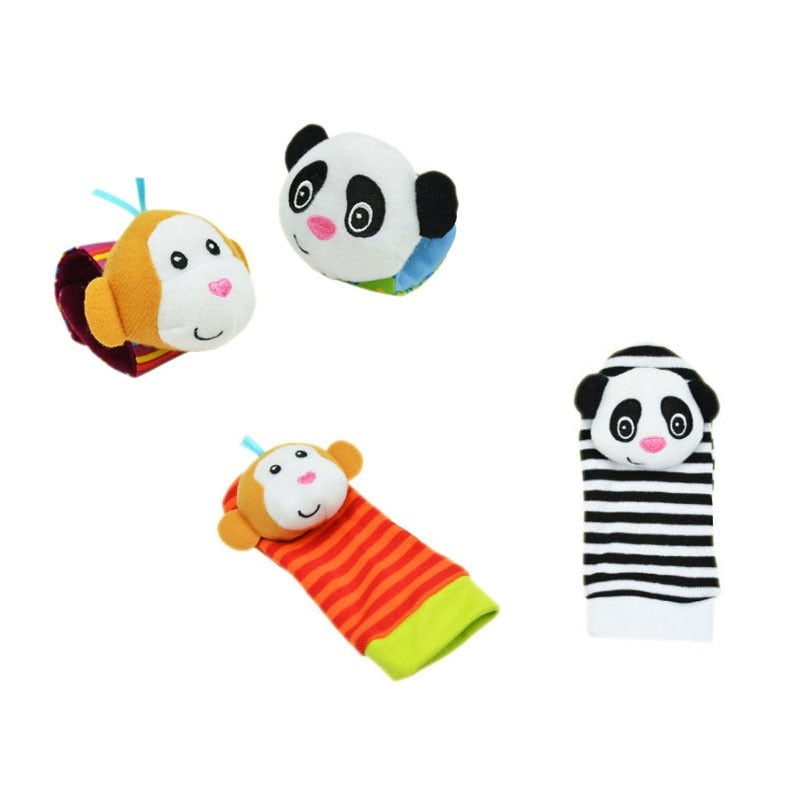 Sensory rattle set for babies with hand and foot play – WobblyFun (Buy 1, get 1 free)