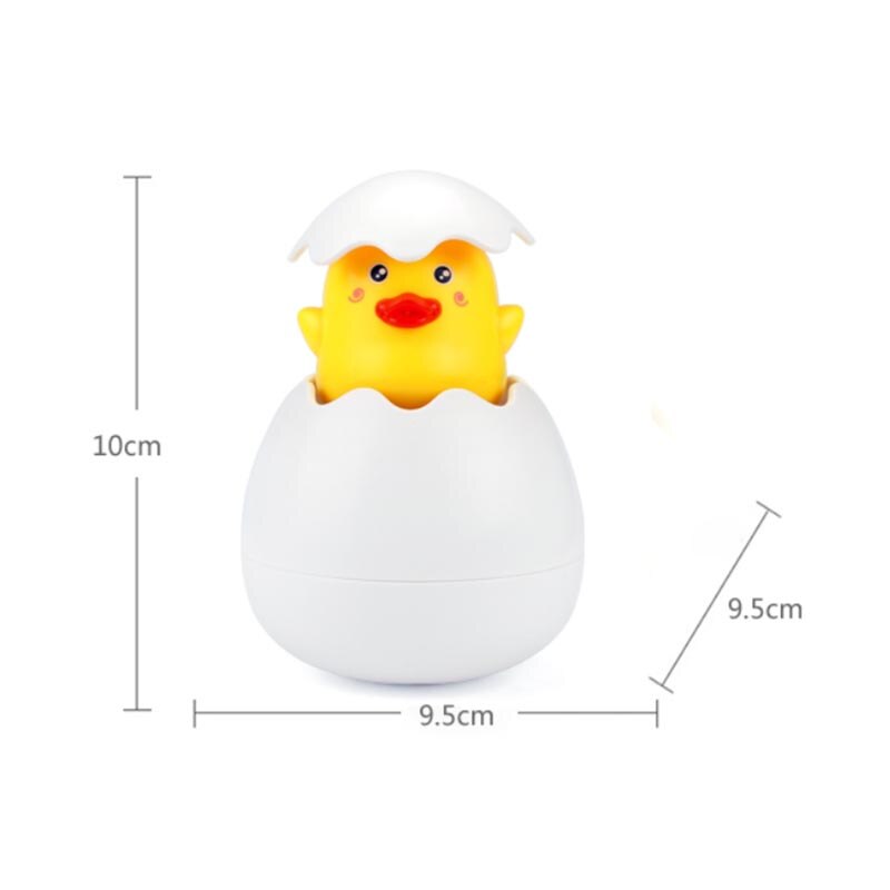 Hatching egg bath toy with animal figurine – Buy one, get one free – duck, dinosaur & penguin