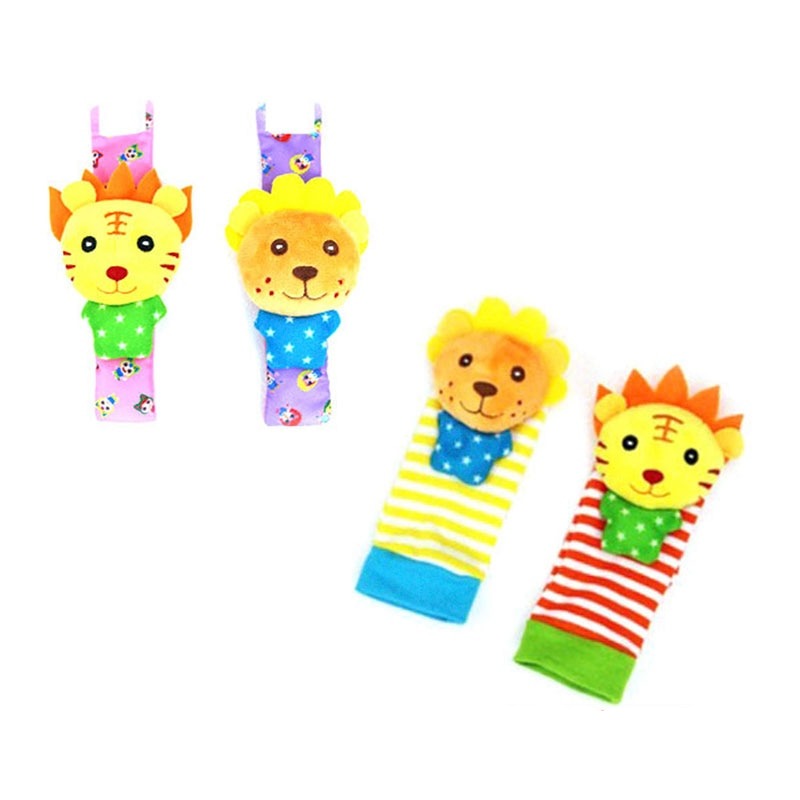 Sensory rattle set for babies with hand and foot play – WobblyFun (Buy 1, get 1 free)